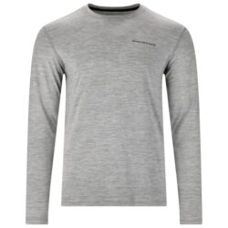 endurance ls miesten light grey melange